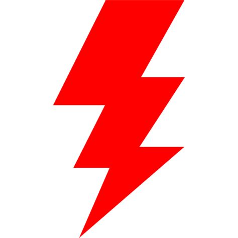 Red Lightning Bolt Png 24 Koleksi Gambar