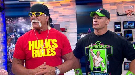 Wwe Hulk Hogan John Cena Get Pumped For Wrestlemania On Gma Good