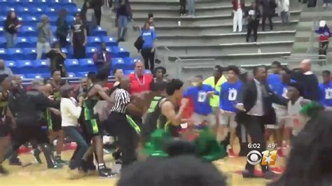 Desoto And Duncanville High School Students Brawl After Basketball Game
