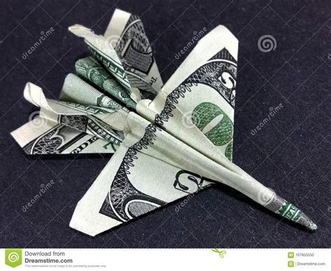 Dollar Bill Origami Money Origami Dollar Jet Fighter Dollar Bill Art