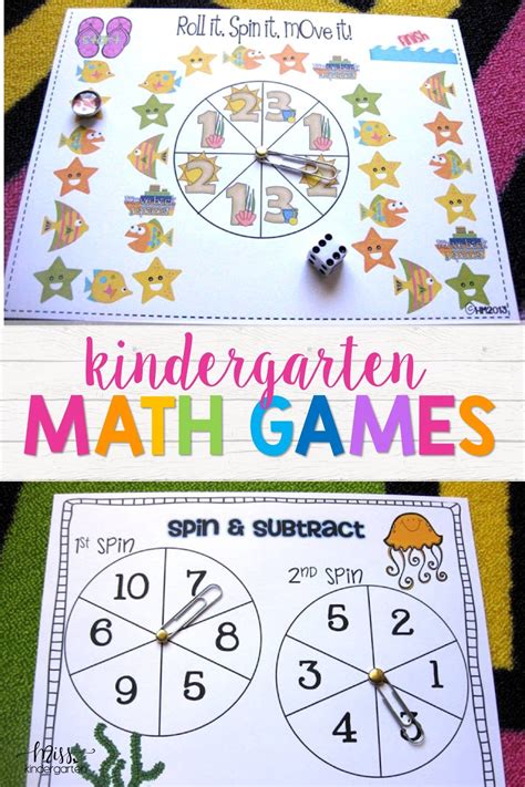 Kindergarten Math Games And Activities End Of The Year Math Review