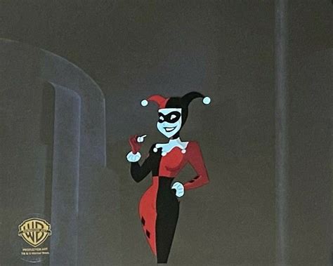 Bruce Timm Rare Harley Quinn Cel Whistle 4 Beware The Creeper Btas Wb