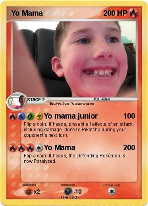 Pokémon Yo Mama 363 363 Yo Mama Junior My Pokemon Card