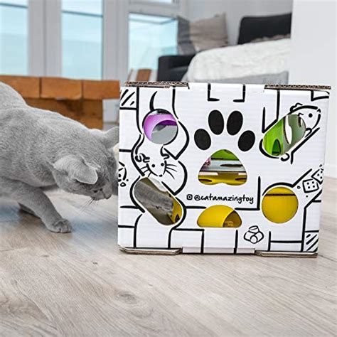 Cat Amazing Sliders Interactive Treat Puzzle Cat Toy Active Food