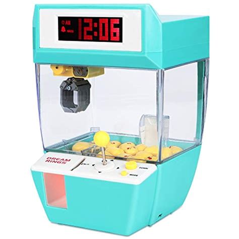 Toyk Mini Claw Machine Kids Toys Boys Girls Alarm Clock Coins Music