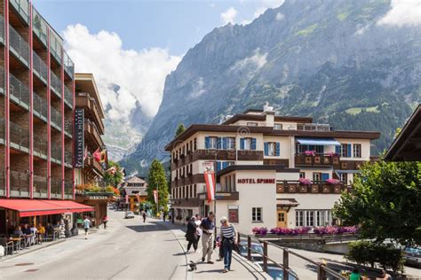 Grindelwald Switzerland Jungfrau Panorama Editorial Stock Photo
