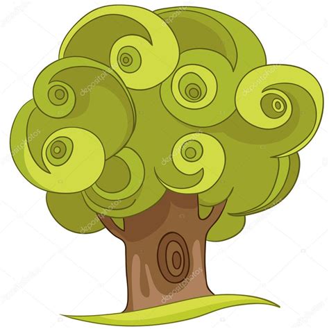 Cartoon Tree — Stock Vector © Visualgeneration 8604650