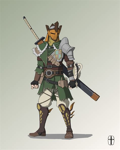 I Really Liked My Hunters Armor Design So I Drew Him R