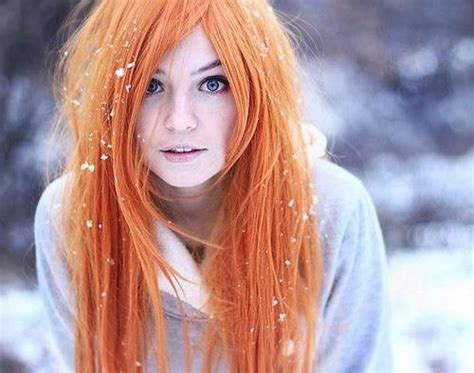 Orange Haired Girl Hair Orange Peach Hair Cheveux Oranges Color