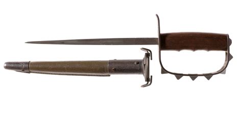 Us Marked M1917 Lf And C Trench Spike With Scabbard Rock Island