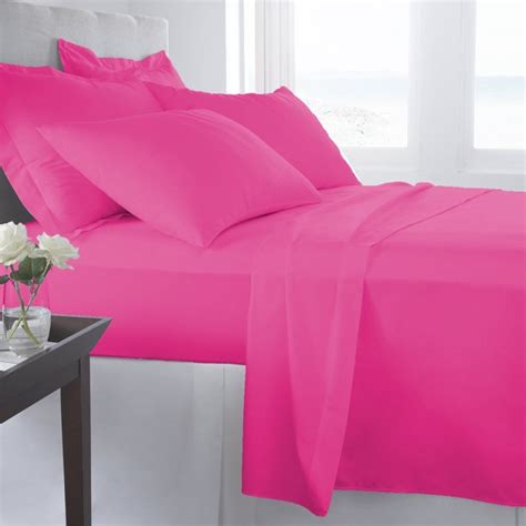 Supreme Super Soft 4 Piece Bed Sheet Set Deep Pocket Bedding - Queen Size Pink - Walmart.com ...
