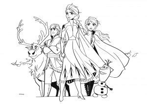 Coloriage La Reine des Neiges 2  Coloriages pour enfants