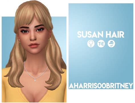 Susan Hair At Aharris00britney Sims 4 Updates