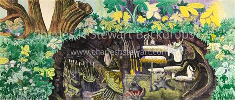 Underground Tree House Peter Pan Backdrop Backdrops By Charles H