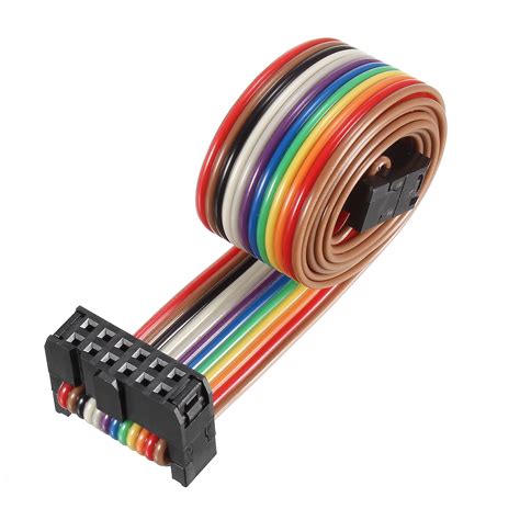 Idc Rainbow Wire Flat Ribbon Cable 12p D Type Fcfc Connector 254mm