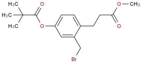 22 Dimethylpropanoic Acid 3 Bromomethyl 4 3 Methoxy 3 Oxopropylphenyl Ester 147067 53 6 Wiki