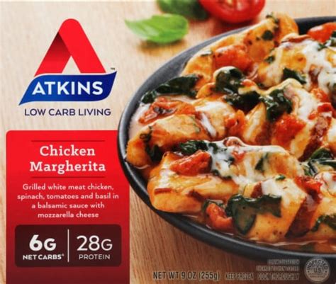Atkins Chicken Margherita Frozen Meal 9 Oz Frys Food Stores