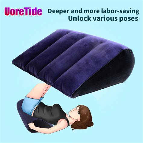 Magic Triangle Pillow Wedge Ramp Cushion Position Sex Pillow Bed Air Blow Body Support Pads
