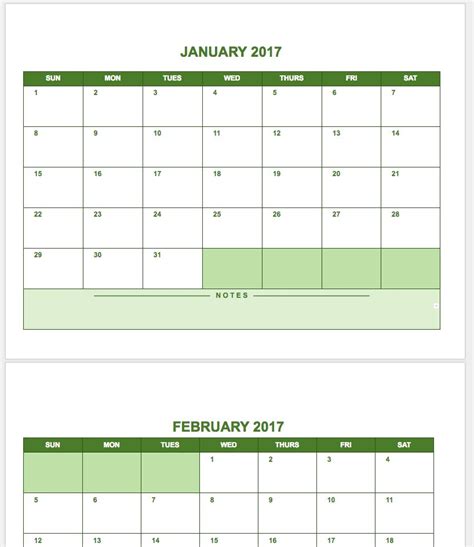 Free editable monthly calendar template template calendar design