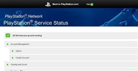 Find out what is going on. PSN: Offizielle Status-Seite verrät, welche Dienste verfügbar sind