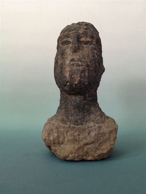 Anonymous Works African American Stone Bust