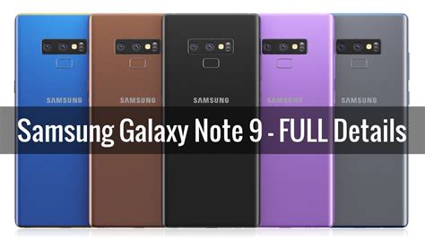 From the price to the new cooling system, here's absolutely everything you need to know about the galaxy. Samsung Galaxy Note 9 - Release Date + Design + Specs ...