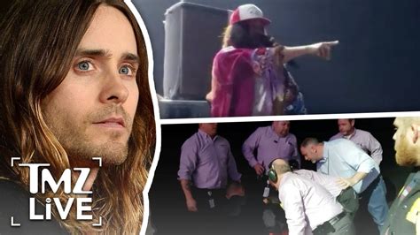 Jared Leto Turns Into Jesus Onstage Tmz Live Youtube