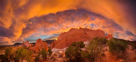 Kissing Camels Sunset Garden Of The Gods Lewis Carlyle Photography