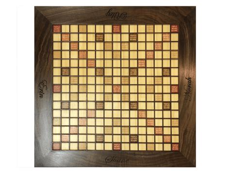 Custom Wood Scrabble Boards - Vancouver WoodSmith