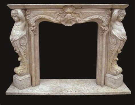 Cherubim Marble Fireplace Statue Marble Carved Pa Marble Fireplace