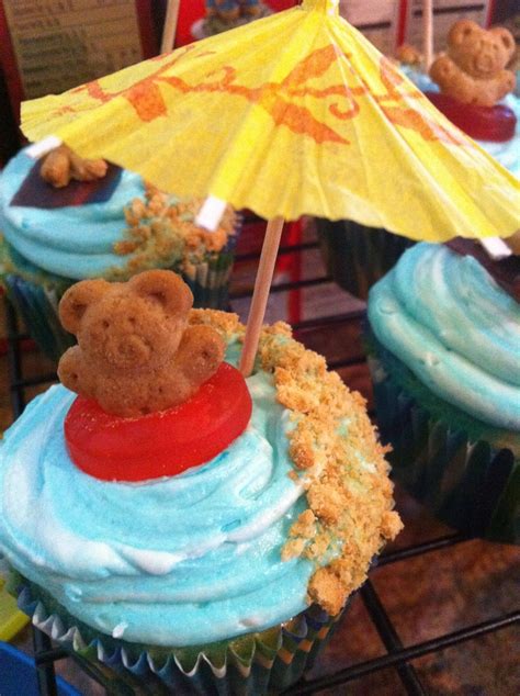 View top rated teddy graham swimming pool cake recipes with ratings and reviews. Pool Party Cupcakes...teddy graham floating in a life ...