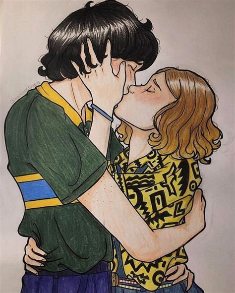 Stranger Things Mike and Eleven Kissing | Stranger things mike