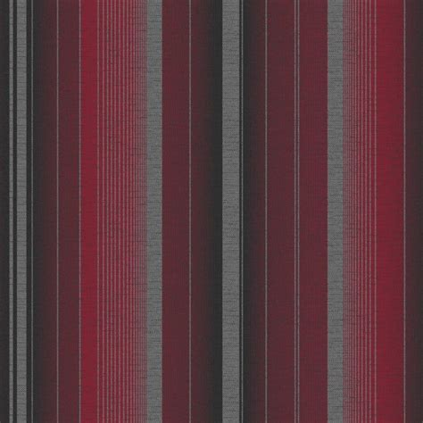 Amelia Striped Wallpaper Red Black Patterned Wallpaper