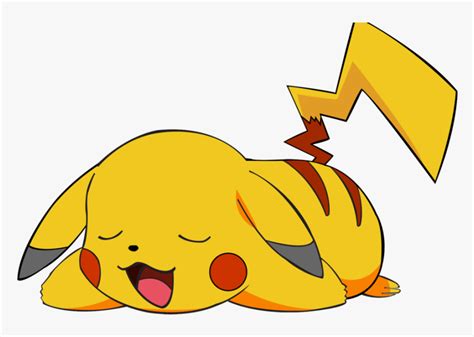 Pikachu Laying Down Hd Png Download Kindpng