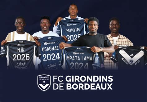 Girondins4Ever Cinq Nouveaux Joueurs Pros Aux Girondins De Bordeaux