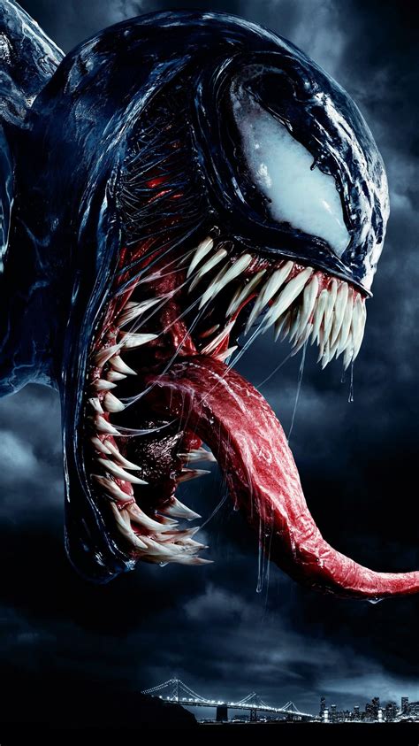 Venom 2018 Phone Wallpaper Moviemania Venom Movie Venom Comics