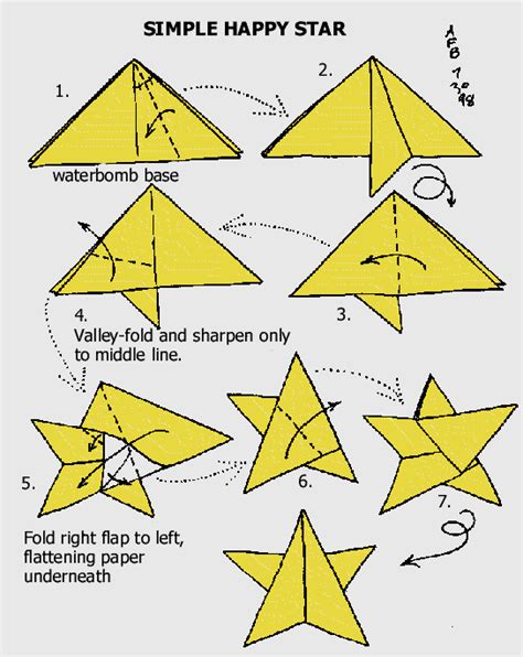 How To Fold An Origami Star Origami