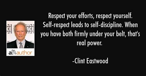 Respect Your Efforts Respect Yourself Quote