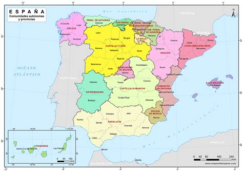 Mapa Comunidades Y Provincias De España Mapa De España Provincias