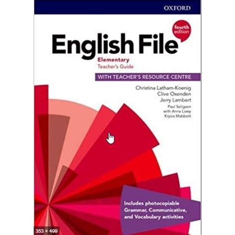 English File Elementary 4thedition Teachers Book Res Sbs