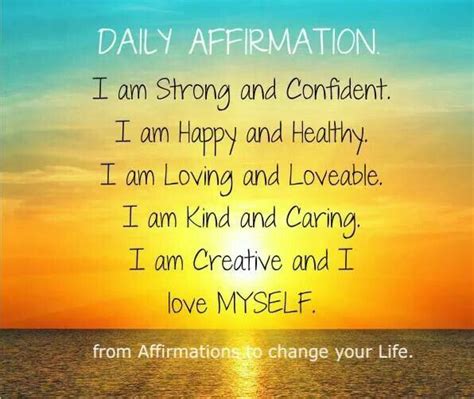 Daily Affirmation Positive Mantras Daily Positive Affirmations