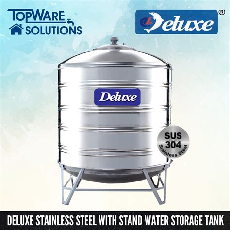 Deluxe Stainless Steel Water Tank With Standround Bottom Topware