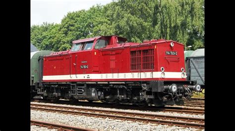 Diesellokomotive 114 703-2 der PRESS ☆ V100 der Deutschen Reichsbahn ☆ Thomas Bartels ☆ Juli ...