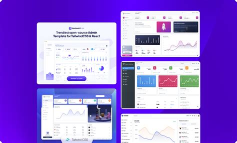 Top Free Tailwind Css React Admin Dashboards Templates For