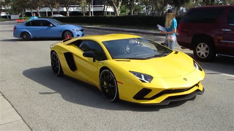 Designed to push beyond performance revolutionary thinking is at the heart of every idea from automobili. Yellow Lamborghini Aventador S - YouTube