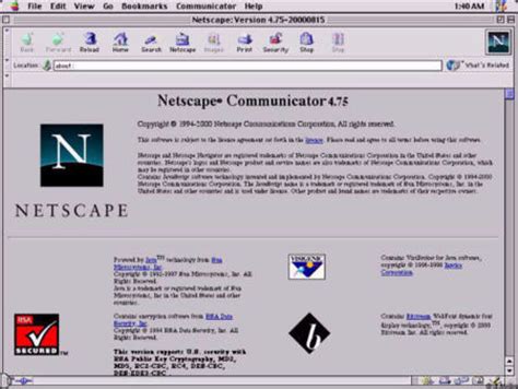 Netscape, firefox'u özelliklerine ve işlevlerine çok benziyor, hepsi de açık bir turkuaz arayüzde. Netscape Navigator. Clásicos del software (VIII)