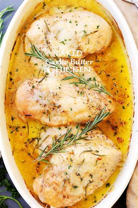 Loosely cover the chicken while baking. Baked Garlic Butter Chicken | Quick Chicken Breast Dinner Idea