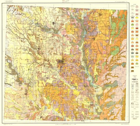 Old County Maps Denton County Texas Soil Map Tx By Usda 1918
