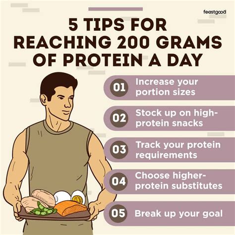 How To Eat Grams Of Protein A Day Sample Meal Plan Feastgood Com