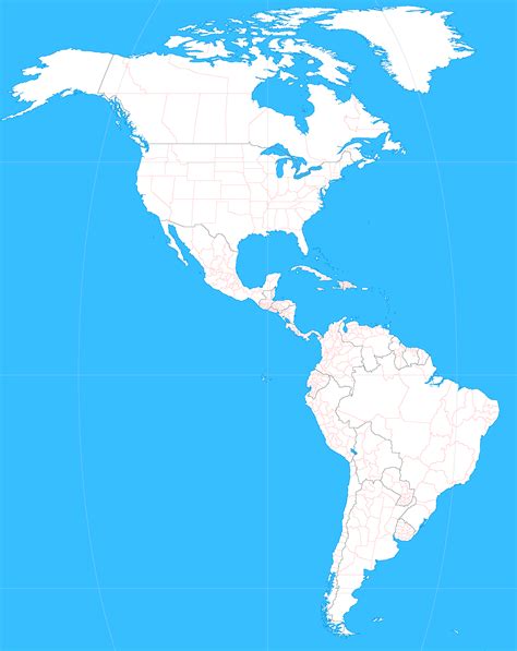 Planisphere World Americas Free Map Free Blank Map Fr
